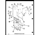 Amana TM18SPG-P76512-23W refrigerator door parts (tm16g/p76512-17w) (tm16g/p76512-18w) (tm16spg/p76512-21w) (tm16g1/p76512-28w) diagram