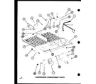 Amana TM16G1-P76512-28W compressor compartment parts (tm16g/p76512-17w) (tm16g/p76512-18w) (tm16spg/p76512-21w) (tm16g1/p76512-28w) diagram