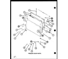 Amana TM18SPG-P76512-14W freezer door parts (tm18spg/p76512-13w) (tm18spg/p76512-14w) (tm18g/p76512-15w) (tm18g/p76512-16w) (tm18spg/p76512-22w) (tm18spg/p76512-23w) diagram