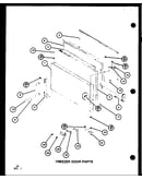 Freezer door parts (tm20g/p76512-19w) (tm20g/p76512-20w)