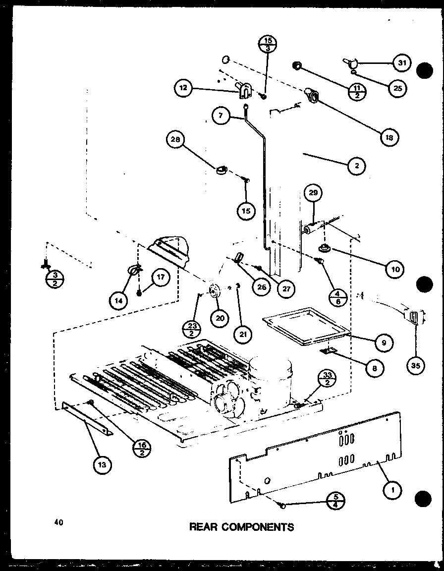 REAR COMPONENTS (TM20G/P76512-19W) (TM20G/P76512-20W)