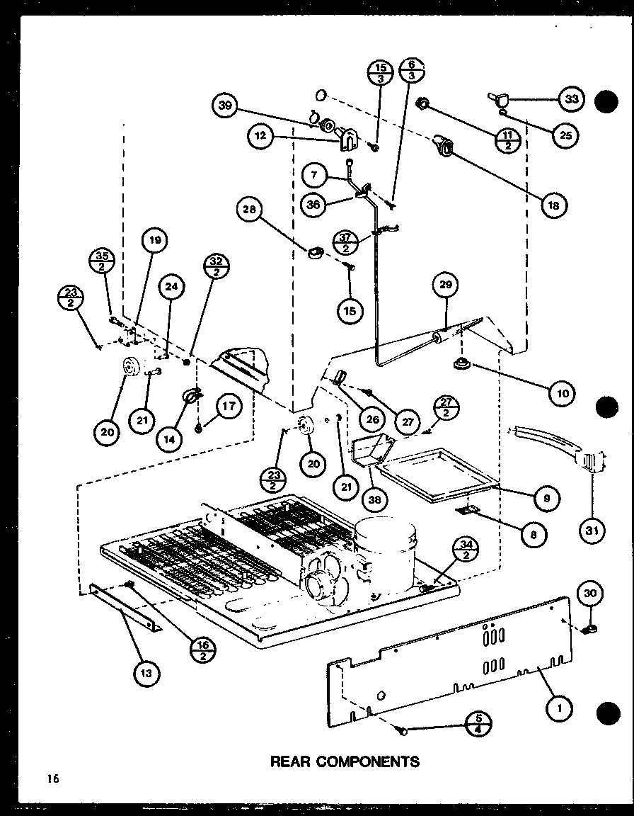 Rear components (tl18h/p77110-19w) (tl18h/p77110-20w) (tli18h/p77110-21w) (tli18h/p77110-22w)