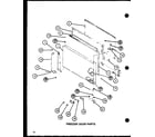 Amana TL18H-P77110-20W freezer door parts (tl20h/p77110-23w) (tl20h/p77110-24w) (tli20h/p77110-25w) (tli20h/p77110-26w) diagram