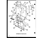 Amana TLI20H-P77110-25W refrigerator door parts (tl20h/p77110-23w) (tl20h/p77110-24w) (tli20h/p77110-25w) (tli20h/p77110-26w) diagram