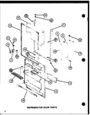 Refrigerator door parts (trg16j/p7739016w)