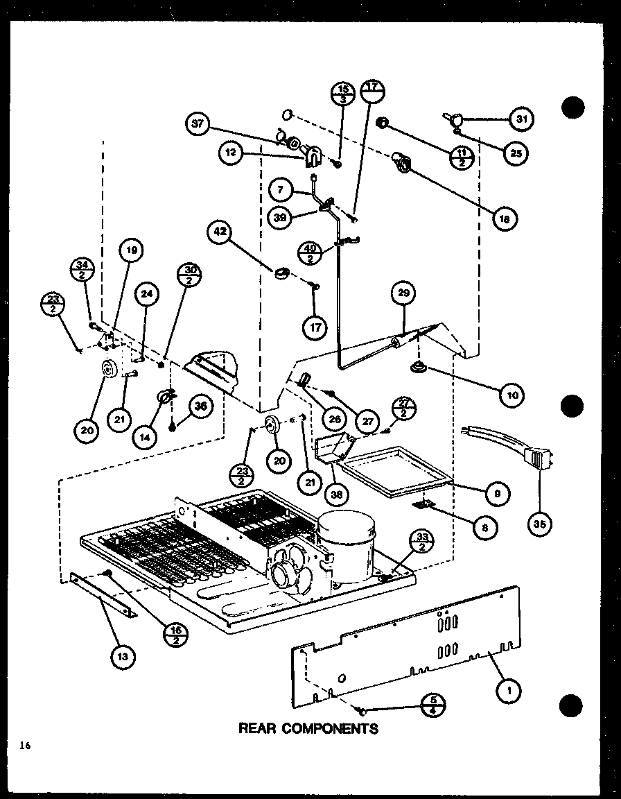 REAR COMPONENTS (TRG16J/P7739016W)