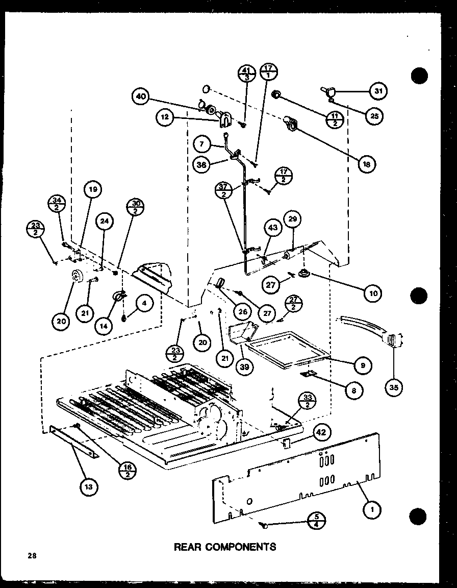 REAR COMPONENTS (TRG18J/P7739017W)