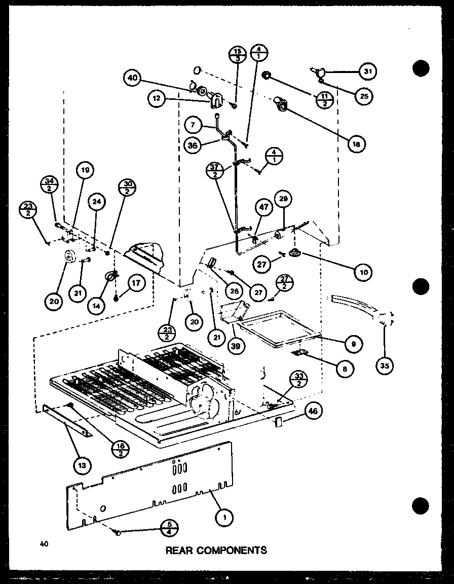 REAR COMPONENTS (TRG20J/P7739018W)