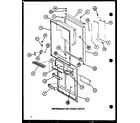 Amana TLI18J-P7739006W refrigerator door parts (tli18j/p7739007w) (tli18j/p7739006w) diagram