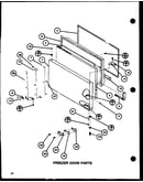 Freezer door parts (tl20j/p7739011w) (tli20j/p7739012w)