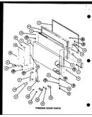 Freezer door parts (tm16j/p7739001w) (tr16j/p7739002w)