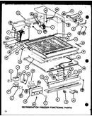 Refrigerator freezer functional parts (tm16j/p7739001w) (tr16j/p7739002w)