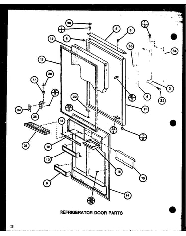 Refrigerator door parts (tc18j/p7739005w)