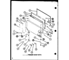 Amana TM20J-P7739008W freezer door parts (tm20j/p7739008w) (tr20j/p7739009w) (tc20j/p7739010w) diagram