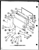 Freezer door parts (tm20j/p7739008w) (tr20j/p7739009w) (tc20j/p7739010w)