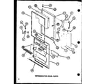 Amana TM20J-P7739008W refrigerator door parts (tm20j/p7739008w) (tr20j/p7739009w) diagram