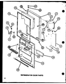 Refrigerator door parts (tm20j/p7739008w) (tr20j/p7739009w)