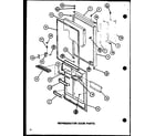 Amana TR18J-P7739004W refrigerator door parts (tc20j/p7739010w) diagram