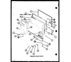 Amana TM18J-P7739003W freezer door parts (tc22j/p7739013w) (trg22j/p7739014w) diagram