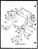 Freezer door parts (tc22j/p7739013w) (trg22j/p7739014w)