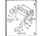 Amana TL22K-P7803229W freezer door parts (tl18k/p7803221w) (tl18k/p7803222w) (tli18k/p7803223w) (tli18k/p7803224w) (tli18k/p7803245w) (tli18k/p7803246w) diagram