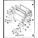 Amana TLI22K-P7803249W freezer door parts (tl18k/p7803221w) (tl18k/p7803222w) (tli18k/p7803223w) (tli18k/p7803224w) (tli18k/p7803245w) (tli18k/p7803246w) diagram