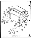 Freezer door parts (tl18k/p7803221w) (tl18k/p7803222w) (tli18k/p7803223w) (tli18k/p7803224w) (tli18k/p7803245w) (tli18k/p7803246w)