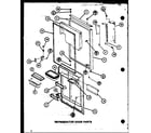 Amana TLI18K-P7803245W refrigerator door parts (tl18k/p7803221w) (tl18k/p7803222w) (tli18k/p7803223w) (tli18k/p7803224w) (tli18k/p7803245w) (tli18k/p7803246w) diagram