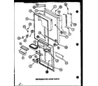 Amana TLI18K-P7803245W refrigerator door parts (tl20k/p7803225w) (tl20k/p7803226w) (tli20k/p7803227w) (tli20k/p7803228w) (tli20k/p7803248w) (tli20k/p7803249w) diagram