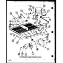 Amana TLI20K-P7803248W compressor compartment parts (tl20k/p7803225w) (tl20k/p7803226w) (tli20k/p7803227w) (tli20k/p7803228w) (tli20k/p7803248w) diagram