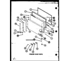 Amana TLI18K-P7803246W freezer door parts (tl22k/p7803229w) (tli22k/p7803230w) (tli22k/p7803249w) (tl22k/p7859204w) (tli22k/p7859207w) diagram