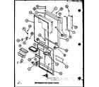 Amana TL18K-P7803222W refrigerator door parts (tl22k/p7803229w) (tli22k/p7803230w) (tli22k/p7803249w) (tl22k/p7859204w) (tli22k/p7859207w) diagram