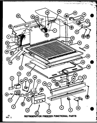 Refrigerator freezer functional parts (tl22k/p7803229w) (tli22k/p7803230w) (tli22k/p7803249w) (tl22k/p7859204w) (tli22k/p7859207w)