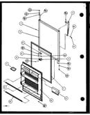 Refrigerator door (tm16qbg/p1111201wg) (tm16qbl/p1111201wl) (tm16qbw/p1111202ww) (tm16qbg/p1111202wg) (tm16qbw/p1111201ww) (tm16qbl/p1111202wl) (tm16qb1l/p1111203wl) (tm16qb1w/p1111203ww) (tm16qb1g/p1111203wg) (tm16qb1l/p1111204wl) (tm16qb1g/p1111204wg) (