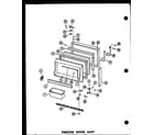Amana ESR-16W-P60303-51W freezer door assy esr-16w (esr-16w/p60303-51w) (esr-16w-ag/p60303-51wg) (esr-16w-c/p60303-51wc) (esr-16w-a/p60303-51wa) diagram