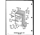 Amana ESRF-16W-AG-P60303-52WG refrigerator door assy esr-16w (esr-16w/p60303-51w) (esr-16w-ag/p60303-51wg) (esr-16w-c/p60303-51wc) (esr-16w-a/p60303-51wa) diagram