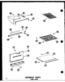 Interior parts esr-16w (esr-16w/p60303-51w) (esr-16w-ag/p60303-51wg) (esr-16w-c/p60303-51wc) (esr-16w-a/p60303-51wa)
