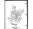 Amana ESRF-16W-A-P60303-52WA freezer door assy esrf-16w (esrf-16w-a/p60303-52wa) (esrf-16w-c/p60303-52wc) (esrf-16w-ag/p60303-52wg) (esrf-16w/p60303-52w) diagram