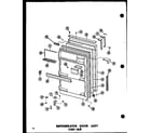 Amana ESR-16W-A-P60303-51WA refrigerator door assy esrf-16w (esrf-16w-a/p60303-52wa) (esrf-16w-c/p60303-52wc) (esrf-16w-ag/p60303-52wg) (esrf-16w/p60303-52w) diagram