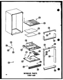 Interior parts esrf-16w (esrf-16w-a/p60303-52wa) (esrf-16w-c/p60303-52wc) (esrf-16w-ag/p60303-52wg) (esrf-16w/p60303-52w)