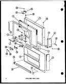 Upper door parts (esr) (esr12a/p60303-43w) (esr12a-c/p60303-43wc) (esr12a-ag/p60303-43wg) (esr12a-a/p60303-43wa) (esr512a/p60303-48w) (esr512a-l/p60303-48wl) (esr512a-c/p60303-48wc) (esr512a-a/p60303-48wa) (esr512a-ag/p60303-48wg) (esr12a/p60303-73w) (esr
