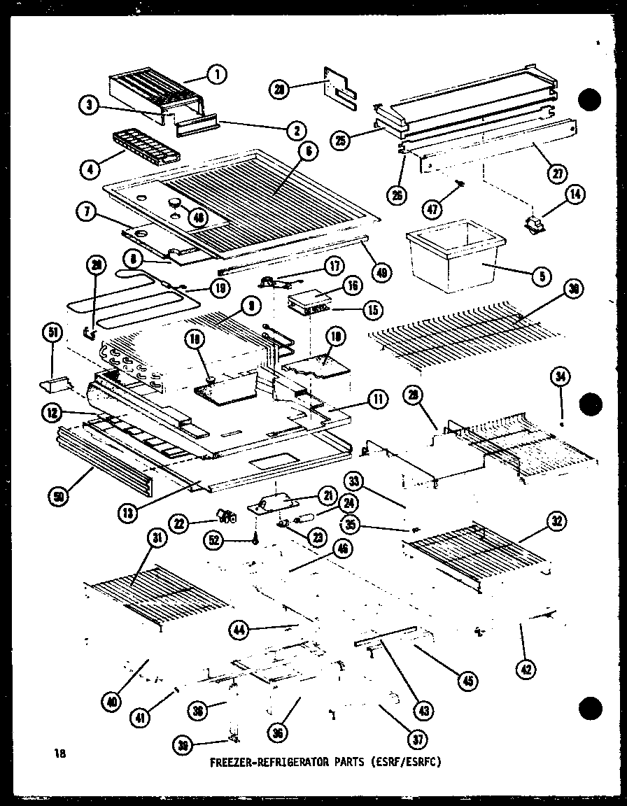 FREEZER-REFRIGERATOR PARTS (ESRF/ESRFC) (ESRF14B-C/P60303-67WC) (ESRF14B/P60303-67W) (ESRF14B-A/P60303-67WA) (ESRF14B-L/P60303-67WL) (ESRF14B-AG/P60303-67WG) (ESRFC14A-C/P60303-46WC) (ESRFC14A/P60303-46W) (ESRFC14A-A/P60303-46WA) (ESRFC14A-L/P60303-46WL)