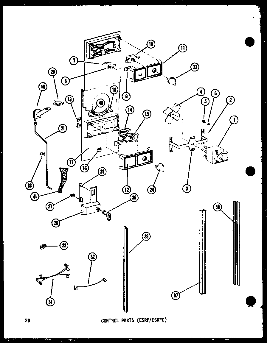 CONTROL PARTS (ESRF/ESRFC) (ESRF14B-C/P60303-67WC) (ESRF14B/P60303-67W) (ESRF14B-A/P60303-67WA) (ESRF14B-L/P60303-67WL) (ESRF14B-AG/P60303-67WG) (ESRFC14A-C/P60303-46WC) (ESRFC14A/P60303-46W) (ESRFC14A-A/P60303-46WA) (ESRFC14A-L/P60303-46WL) (ESRFC14A-AG