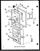 Lower door parts (esrfc16b-l/p60303-77wl) (esrfc16b/p60303-77w) (esrfc16b-g/p60303-77wg) (esrfc16b-c/p60303-77wc) (esrfc16b-a/p60303-77wa) (esrfc14b-g/p60303-78wg) (esrfc14b-a/p60303-78wa) (esrfc14b-c/p60303-78wc) (esrfc14b-l/p60303-78wl) (esrfc14b/p60303