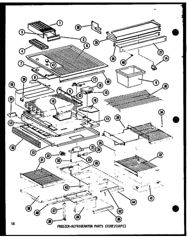 Freezer-refrigerator parts (esrf/esrfc) (esrfc16b-l/p60303-77wl) (esrfc16b/p60303-77w) (esrfc16b-g/p60303-77wg) (esrfc16b-c/p60303-77wc) (esrfc16b-a/p60303-77wa) (esrfc14b-g/p60303-78wg) (esrfc14b-a/p60303-78wa) (esrfc14b-c/p60303-78wc) (esrfc14b-l/p60303