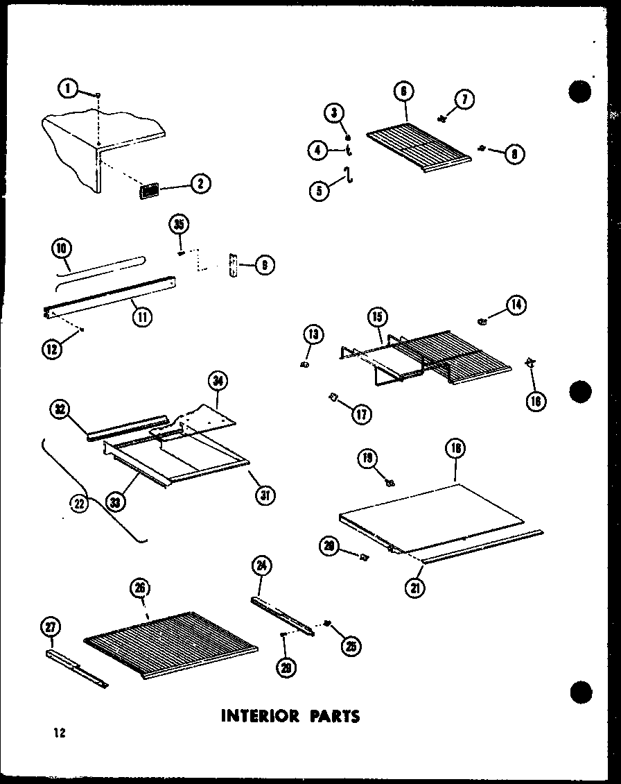 INTERIOR PARTS (TM18E-C/P74660-11WC) (TM18E/P74660-11W) (TM18E-A/P74660-11WA) (TM18E-L/P74660-11WL) (TM18E-G/P74660-11WG) (TR18E-C/P74660-13WC) (TR18E-A/P74660-13WA) (TR18E-G/P74660-13WG) (TR18E/P74660-13W) (TR18E-L/P74660-13WL) (TC18E-C/P74660-14WC) (TC1