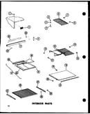 Interior parts (tm18e-c/p74660-11wc) (tm18e/p74660-11w) (tm18e-a/p74660-11wa) (tm18e-l/p74660-11wl) (tm18e-g/p74660-11wg) (tr18e-c/p74660-13wc) (tr18e-a/p74660-13wa) (tr18e-g/p74660-13wg) (tr18e/p74660-13w) (tr18e-l/p74660-13wl) (tc18e-c/p74660-14wc) (tc1