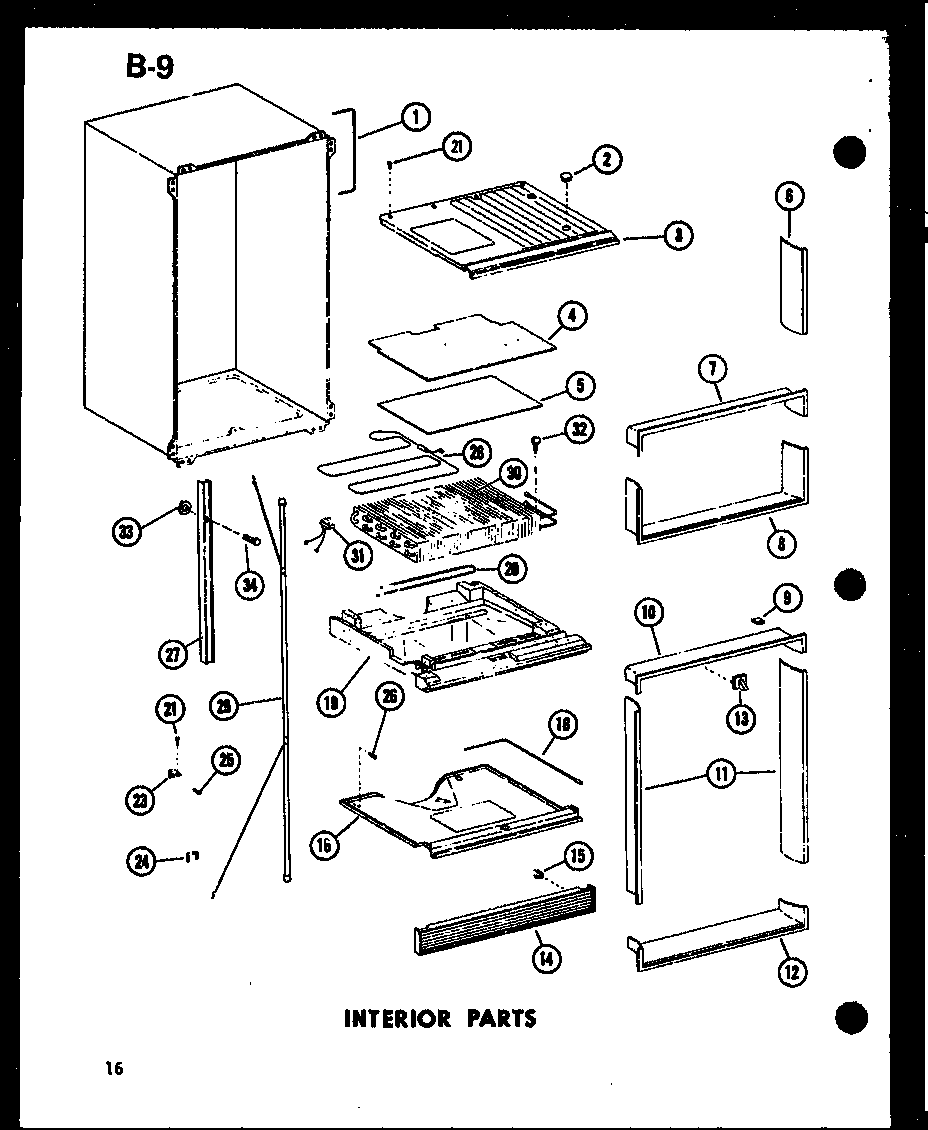 INTERIOR PARTS (TM18E-C/P74660-11WC) (TM18E/P74660-11W) (TM18E-A/P74660-11WA) (TM18E-L/P74660-11WL) (TM18E-G/P74660-11WG) (TR18E-C/P74660-13WC) (TR18E-A/P74660-13WA) (TR18E-G/P74660-13WG) (TR18E/P74660-13W) (TR18E-L/P74660-13WL) (TC18E-C/P74660-14WC) (TC1