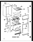 Interior parts (tm18e-c/p74660-11wc) (tm18e/p74660-11w) (tm18e-a/p74660-11wa) (tm18e-l/p74660-11wl) (tm18e-g/p74660-11wg) (tr18e-c/p74660-13wc) (tr18e-a/p74660-13wa) (tr18e-g/p74660-13wg) (tr18e/p74660-13w) (tr18e-l/p74660-13wl) (tc18e-c/p74660-14wc) (tc1