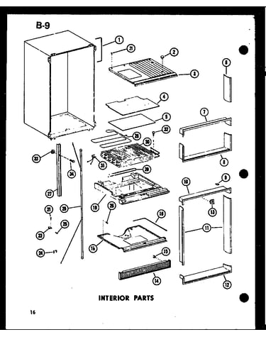 Interior parts (tm18e-c/p74660-11wc) (tm18e/p74660-11w) (tm18e-a/p74660-11wa) (tm18e-l/p74660-11wl) (tm18e-g/p74660-11wg) (tr18e-c/p74660-13wc) (tr18e-a/p74660-13wa) (tr18e-g/p74660-13wg) (tr18e/p74660-13w) (tr18e-l/p74660-13wl) (tc18e-c/p74660-14wc) (tc1